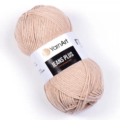 Obrázek produktu pro YarnArt Jeans Plus příze 100 g / 160 m - barva 87 cappuccino - pletací a háčkovací příze