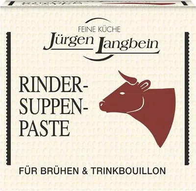 Produktbild von Jürgen Langbein Rinder-Suppen-Paste 50 G Packung  Glutenfrei Lactosefrei