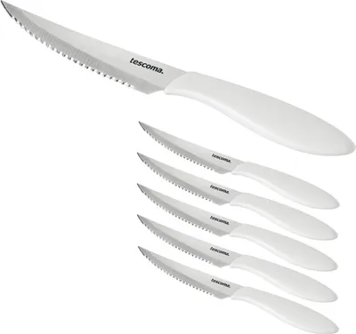 Produktbild von Steakmesser PRESTO 12 cm, 6 St., weiß
