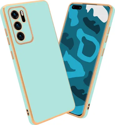 Produktbild von Cadorabo Schutzhülle für Huawei P40 Hülle in Grün Handyhülle TPU Silikon Kameraschutz Etui Case