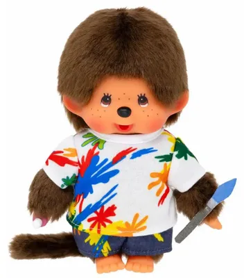 Image de Garçon en tenue de peintre | 20 cm | Poupée Monchhichi | Fashion