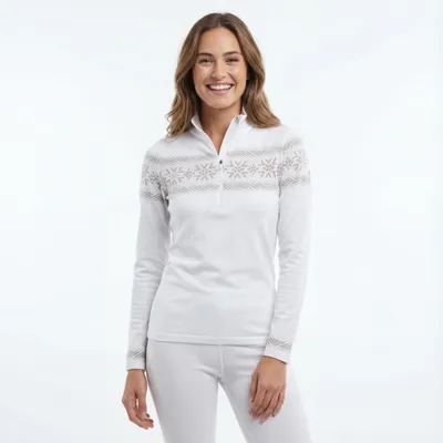 Produktbild von Damenpullover NEWLAND Col de Mines White Stone Weiss XL