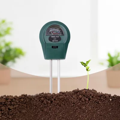 Produktbild von 3?in?1 Bodenmessgerät für Pflanzen – misst Feuchtigkeit, pH & Licht