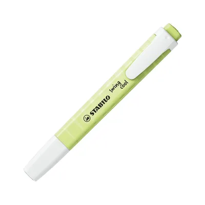 Obrázok produktu pre STABILO swing cool Pastel, 1 kusov, Limetka, Hrot dláta, Limetka, Biela, Obdĺžnik, 1 mm