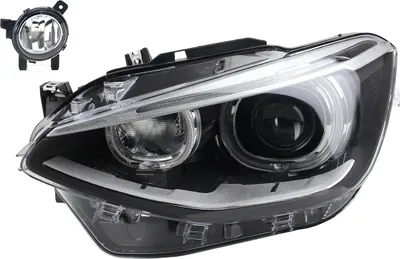 Zdjęcie produktu dla Reflektory pasujące do BMW Serii 1 (F20, F21) produkowane w latach 11/2010 - 02/2015, typ żarówki D1S. Dodatkowo: przeciwmgłowe. Numery części: 63117296913, 7296913, 63177248911, 7248911. Johns