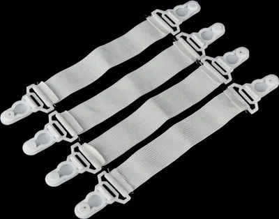 Produktbild von 4 PCs Bettlaken Matratze Befestigungselemente elastische Grippers Decken Cliphalter -Gurt
