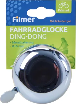 Produktbild von Filmer Fahrradglocke Glocke Klang Klingel Ding Dong Fahrrad