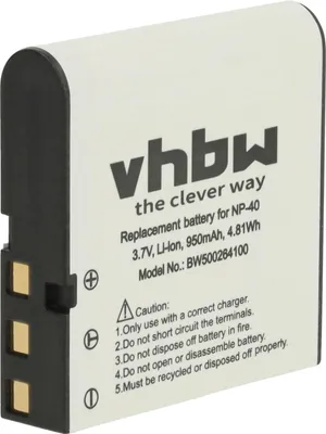 Produktbild von vhbw Akku kompatibel mit Medion Life S47020, X47007, X47050, S47000, S47007 Kamera (950 mAh, 3,6 V, Li-Ion)