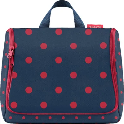 Produktbild von reisenthel kozmetická taška toaletná taška cestovná toaletná taška XL na zavesenie, farba:mixed dots red