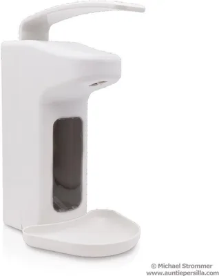 Produktbild von Armhebelspender SD2005 - Kunststoff - 500ml - Euraneg Desinfektionsspender weiß