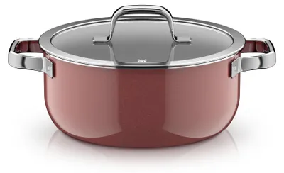 Image de WMF Fusiontec Mineral Pro, Bratentopf mit Deckel, 24 cm, Rose Quartz 3201114140 4000530760357