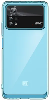 Zdjęcie produktu dla Etui Outer Space do Xiaomi Poco X4 Pro 5G, z elastyczną ramką, niebieskie