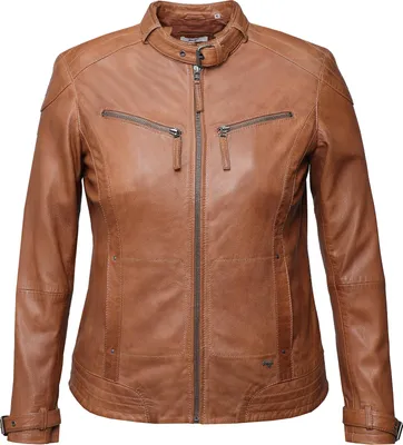 Produktbild von Maze Lederjacke 42021313 Damen cognac 54