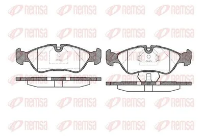Produktbild von REMSA Bremsbeläge Satz Vorne Bremsklötze für OPEL Astra F CC (T92) 0286.30