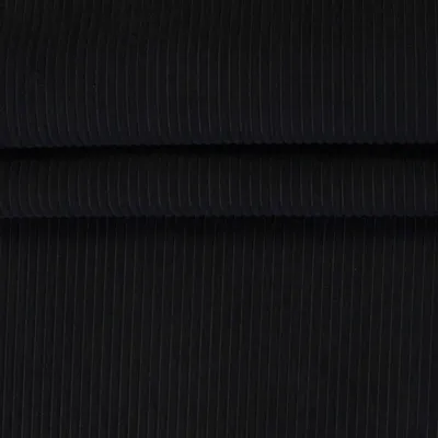 Samt Cord/ Velvet Corduroy ab 1mx140cm Martindale >60.000 Rubs Polsterstoff Dekostoff schwarz