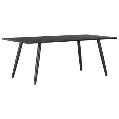 Image de vidaXL Table basse noire, 120 x 60 x 46 cm