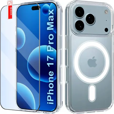 Zdjęcie produktu dla Etui Magnetyczne Przezroczyste do iPhone 17 Pro Max |do MAGSAFE CASE| Szkło