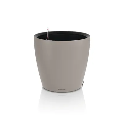 Produktbild von LECHUZA-Pflanzgefäß CLASSICO Color LS 50 Sandbraun | Pflanzgefäß mit Bewässerungssystem | matte Oberfläche | Ø 50 x 46,6 cm | 19473