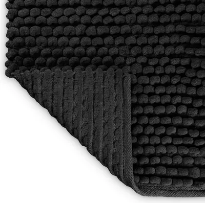 Produktbild von Soft Loop Badteppich, schwarz, 60x60