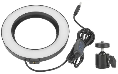 Produktbild von Elprico Ringlicht, 6-Zoll-LED-Ringlicht Fotografie Dimmbares Video Live Studio Kamera Foto Selfie Video Licht