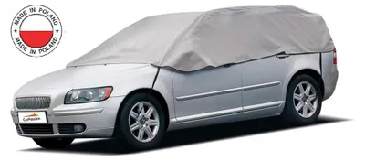 Zdjęcie produktu dla Wodoodporna półpokrowiec do kombi, wymiary 345 cm x 116 cm, kolor szary – CarPassion