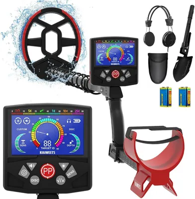Obrázek produktu pro Detektor kovů KAIWEETS Explorer X III, barevný LCD displej, skládací, vodotěsný podle normy IP68