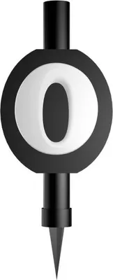 Immagine prodotto di Fontana per torte, numero 0, 12 cm