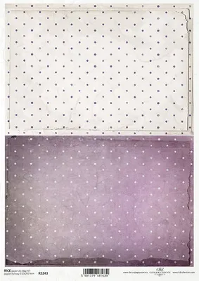 Produktbild von ITD Reispapier Decoupage Bastelpapier Serviettentechnik-R2243 Punkte