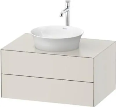 Produktbild von DURAVIT WT4985039390010 WTU White Tulip wandhängend, 2 SchKa