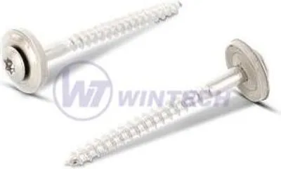 Produktbild von Klammerschraube + EPDM, Torx 4,5 x 55 A2 / Packung 200 Stück