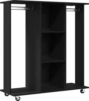 Immagine prodotto di vidaXL Armadio con ripiano look rovere nero 102 x 38 x 110 cm