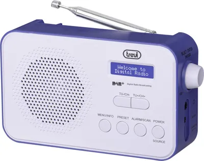 Immagine prodotto di Trevi DAB7F92 Radio Portatile Digitale Blu Bianco