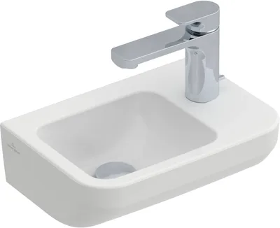 Immagine prodotto di Villeroy & Boch Architectura lave-mains, rectangulaire, trou pour robinetterie à droite, sans trop-plein, 360x260mm, 43733701, 43733701