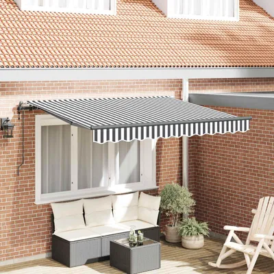 Zdjęcie produktu dla Maison Exclusive - Markiza wysuwana, antracytowa, 350 x 200 cm, tkanina