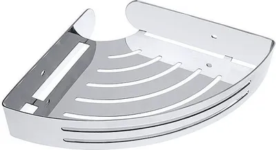 Produktbild von BYTRO Eckseifenkorb Edelstahl poliert 210x311x45 mm für Bad & WC >> zum Bohren