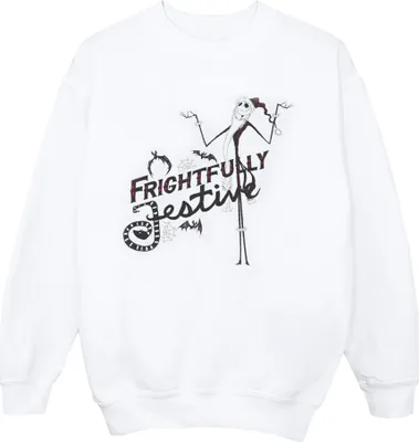 Produktbild von Disney - "The Nightmare Before Christmas Frightfully" Sweatshirt für Herren BI42770 (M) (Weiß)