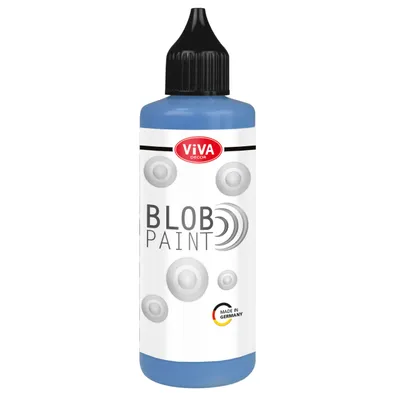 Produktbild von Viva Decor Blob Paint in 90ml Flasche, hellblau 131960111 3D Effekt Farbe