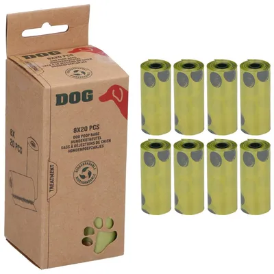 Image de Sacs biodégradables pour les excréments de chiens Maxxpro, 160 pièces, sacs d'hygiène