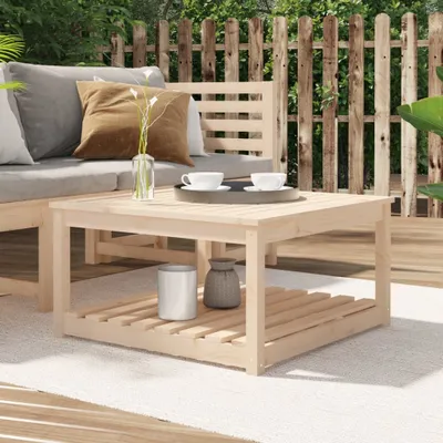 Produktbild von Maison Exclusive - Gartentisch 82,5x82,5x45 cm Massivholz Kiefer
