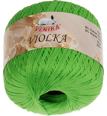 Produktbild von Garn Violka - 50g / 285 m - Grün