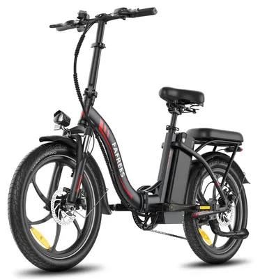 Immagine prodotto di F20+ - E-bike pieghevole - Motore brushless 200–250 W - Tensione 36 V - Autonomia >60 km - Ruote da 50,8 cm - Telaio in alluminio - Velocità massima 25 km/h - Nero