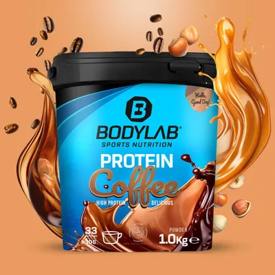 Produktbild von BODYLAB Protein Coffee - 1000g - Hazelnut Caramel