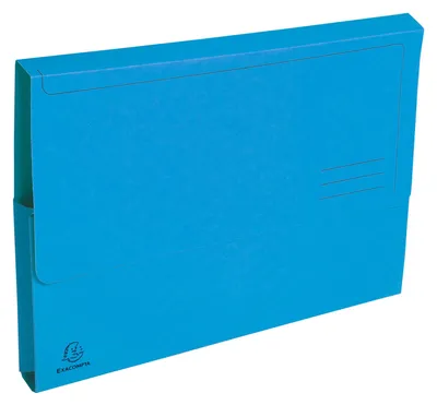 Produktbild von Exacompta 10x Pack 5 Aktenmappe, Verschlußkappe, RC Kart., A4, sortiert, 46971E