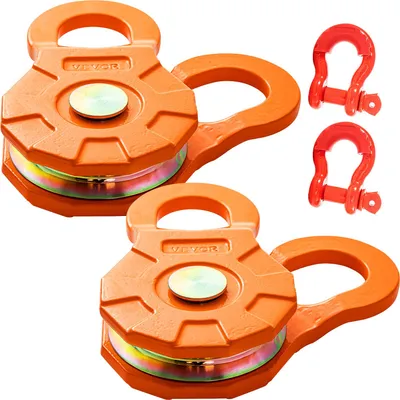 Obrázek produktu pro Závěsný blok 11T/11,3 kg Omezovač pracovního zatížení Robustní lanový naviják Kladka pro 14 mm syntetické lano nebo měkký luk Off-road