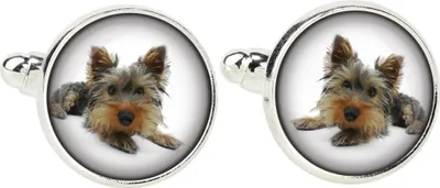 Produktbild von Yorkshire Terrier - Manschettenknöpfe, Hemdverzierung, Hemdanhänger der Marke Art-Dog