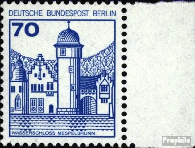 Produktbild von Briefmarken Berlin (West) 1977 Mi 538A Seitenrandstück postfrisch Burgen und Schlösser