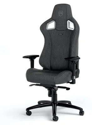 Zdjęcie produktu dla noblechairs EPIC, fotel do gier PC, 120 kg, tapicerowane siedzisko, tapicerowane oparcie, aluminium, stal
