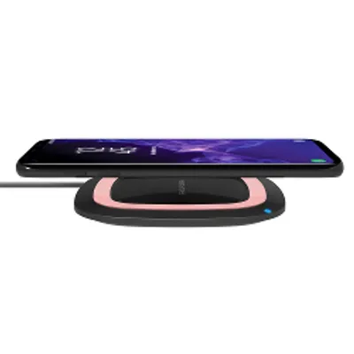 Image de Realpower RealPower FreeCharge-10 Smartphone Noir Chargement sans fil Chargement rapide Intérieur