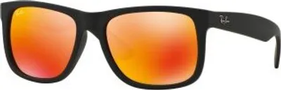 Produktbild von Ray-Ban JUSTIN COLOR MIX, Erwachsener, Uni, Quadratisch, Schwarz, Nicht-polarisierte Linse, Nylon