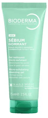 Image de Bioderma Sébium, gel nettoyant micro-exfoliant, 75 ml